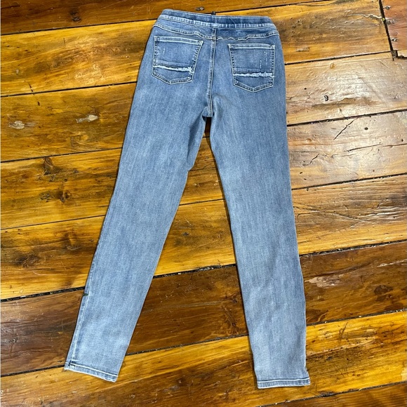 FDJ jeggings with floral appliqué size 6 - Picture 3 of 6